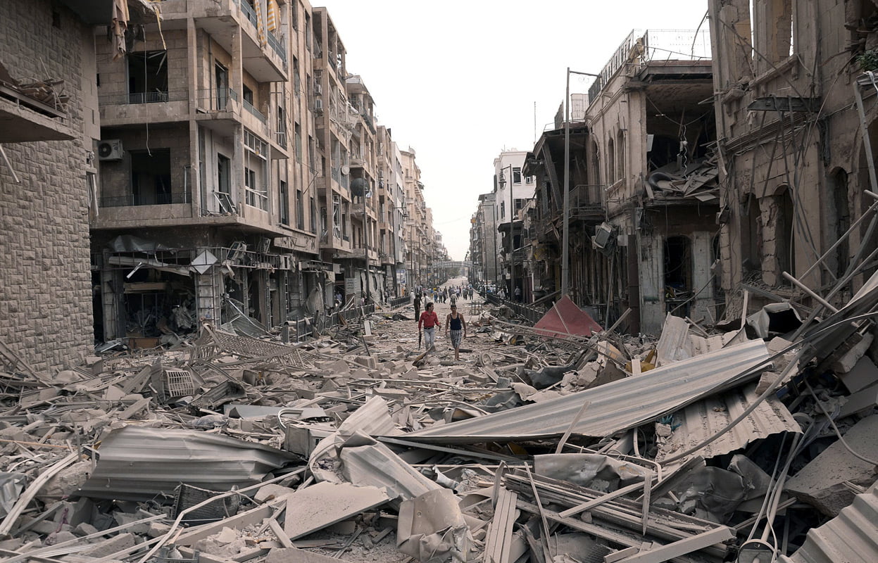 Wikimedia-Commons-TelSur-Zniszczenia-w-Aleppo
