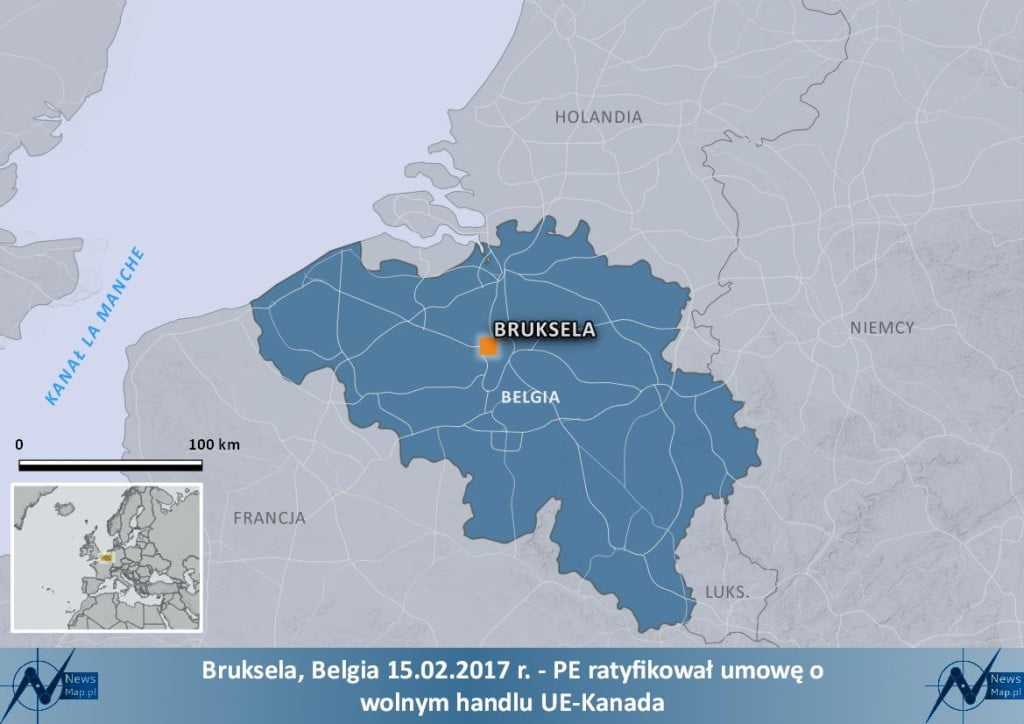 PE ratyfikował umowę o wolnym handlu UE-Kanada
