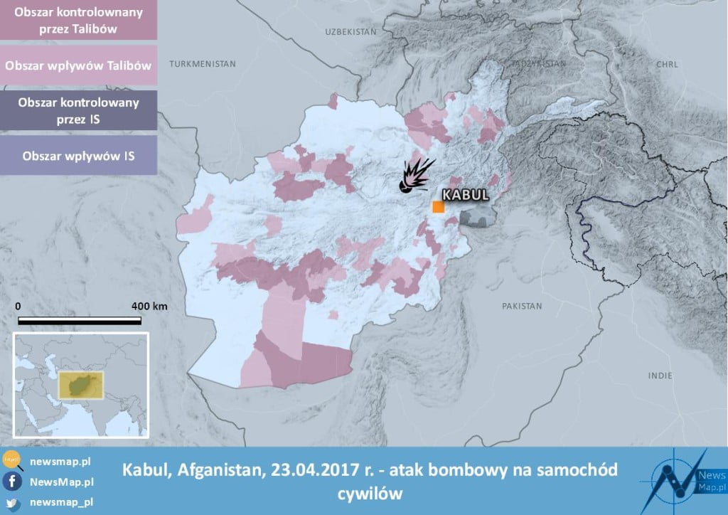 Kabul - atak bombowy