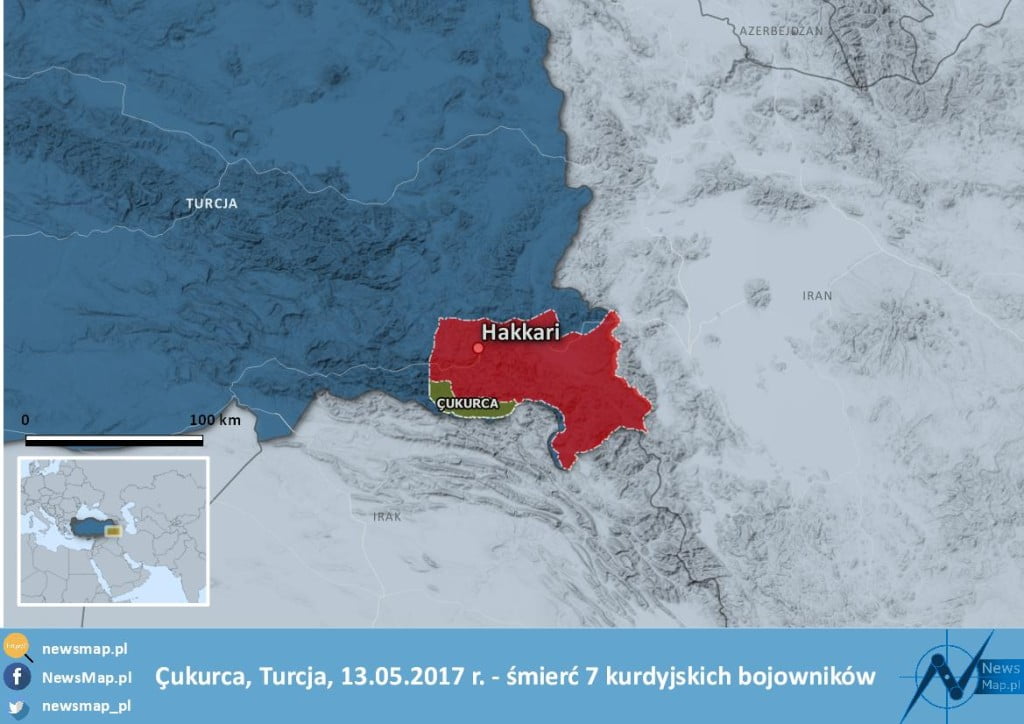 turcja- śmierć 7 kurdyjskich bojowników