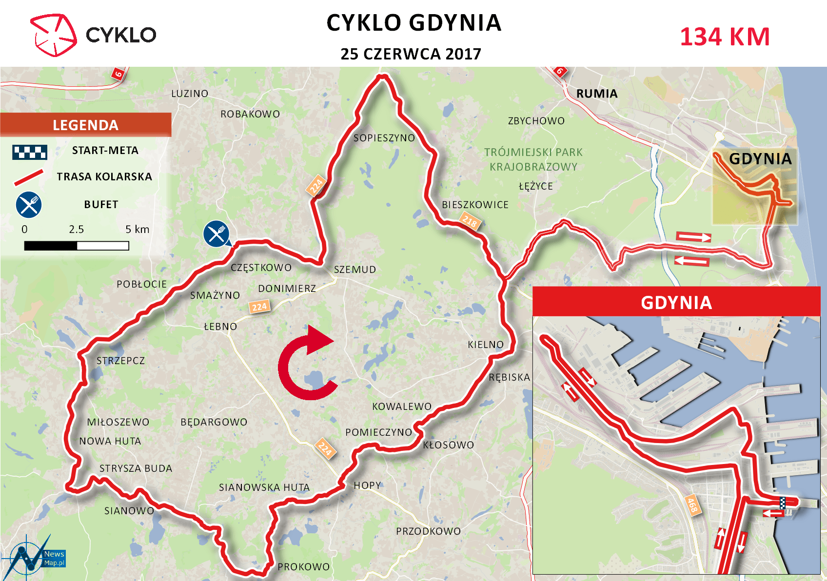 134KM