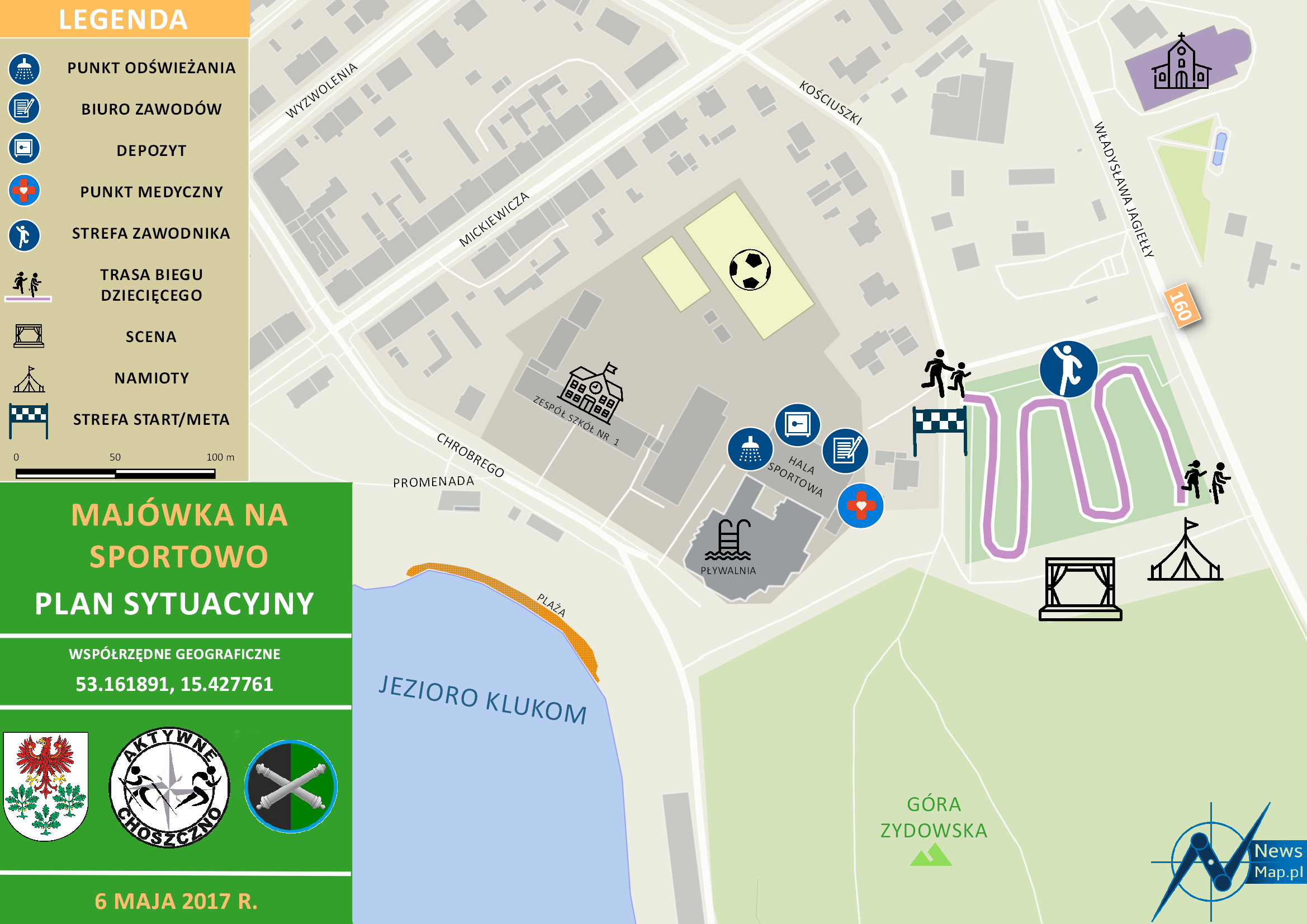 Choszczno - Plan sytuacyjny