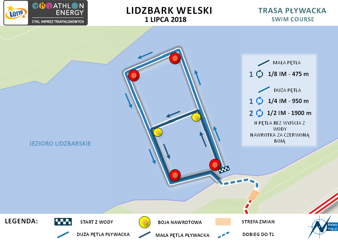 Lidzbark - pływanie (on-line) 2018