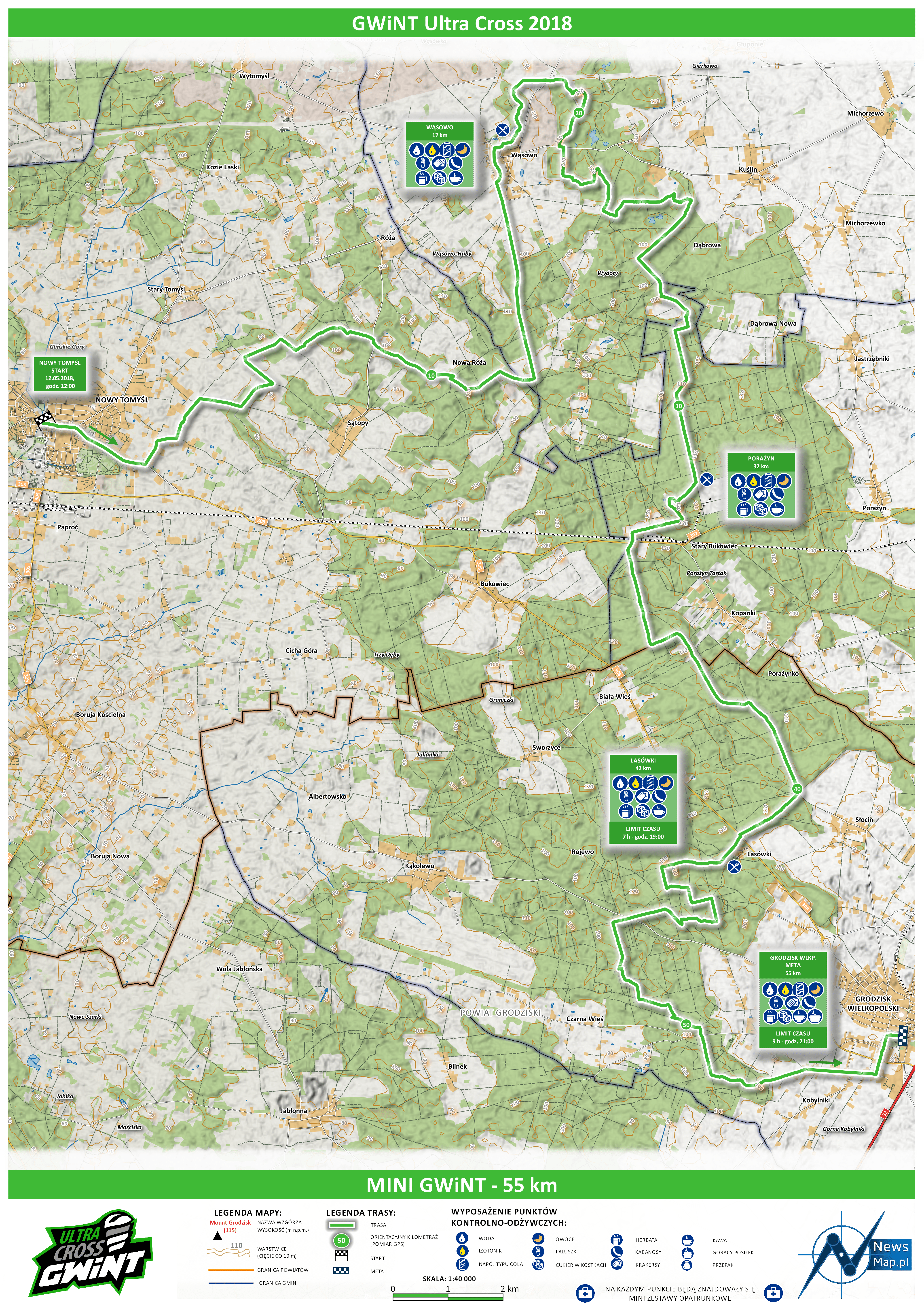 Mapa statyczna MINI GWiNT 2018