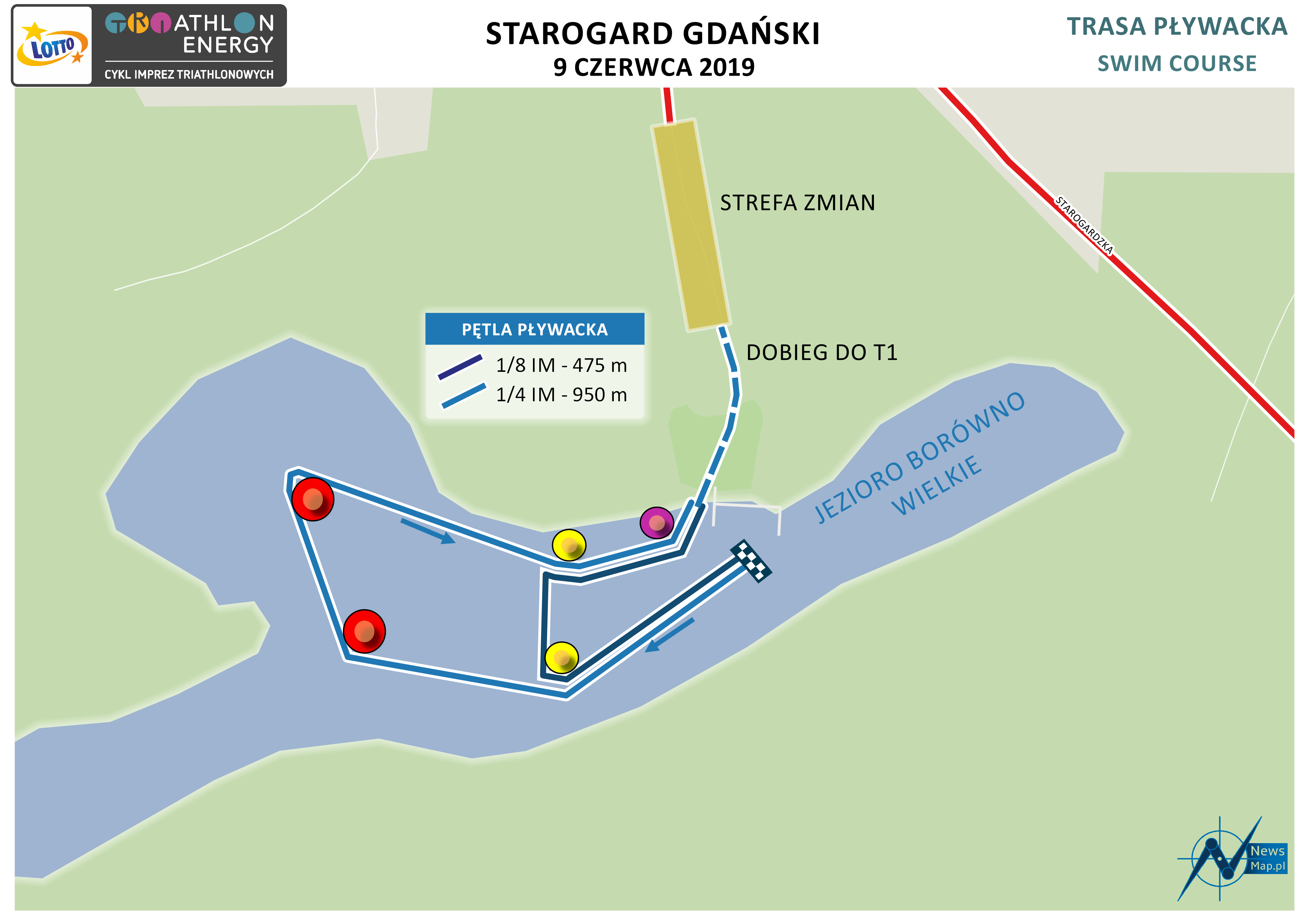 Mapa statyczna Starogard 2019 - pływanie