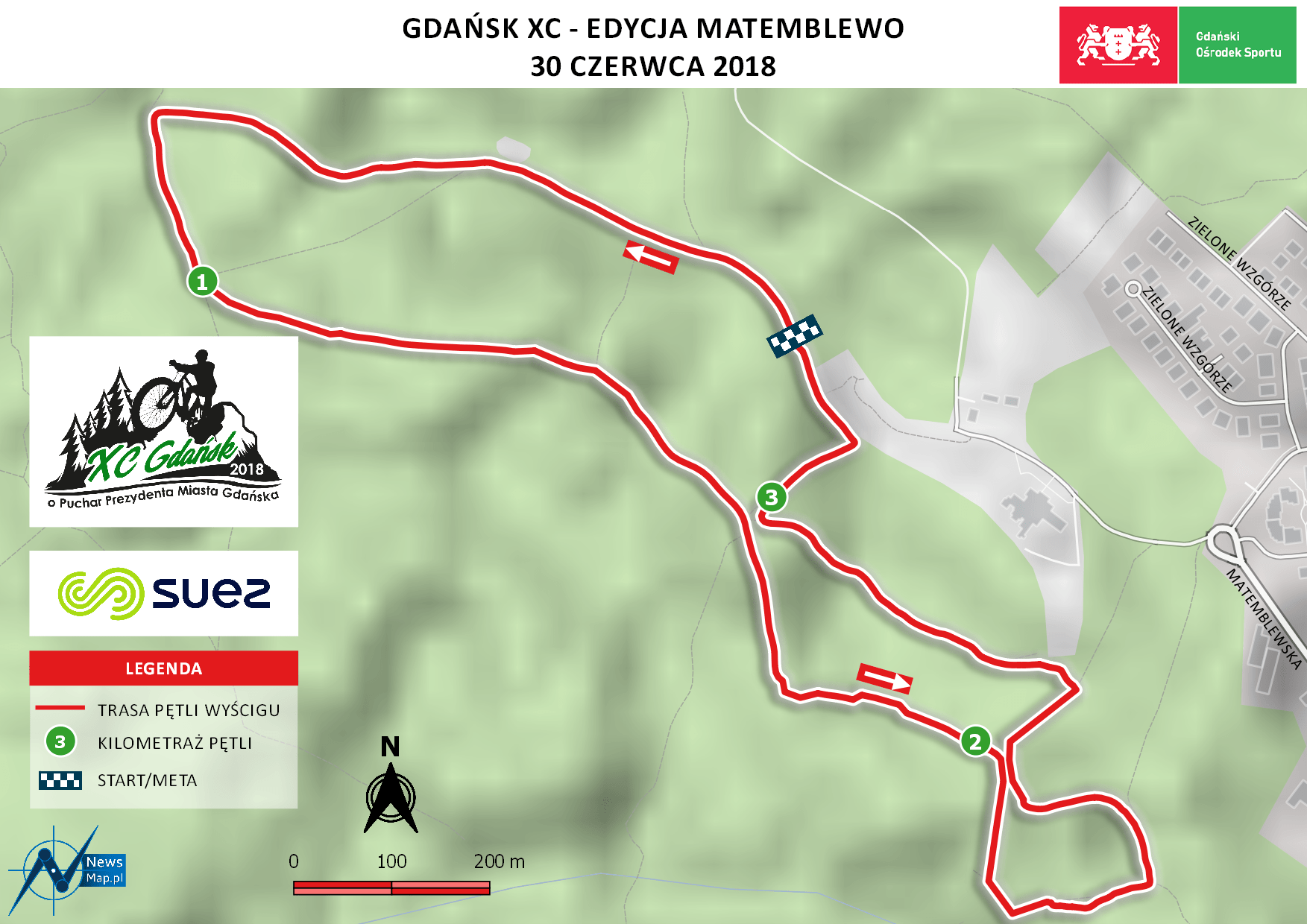 Mapa statyczna XC Matemblewo (on-line)