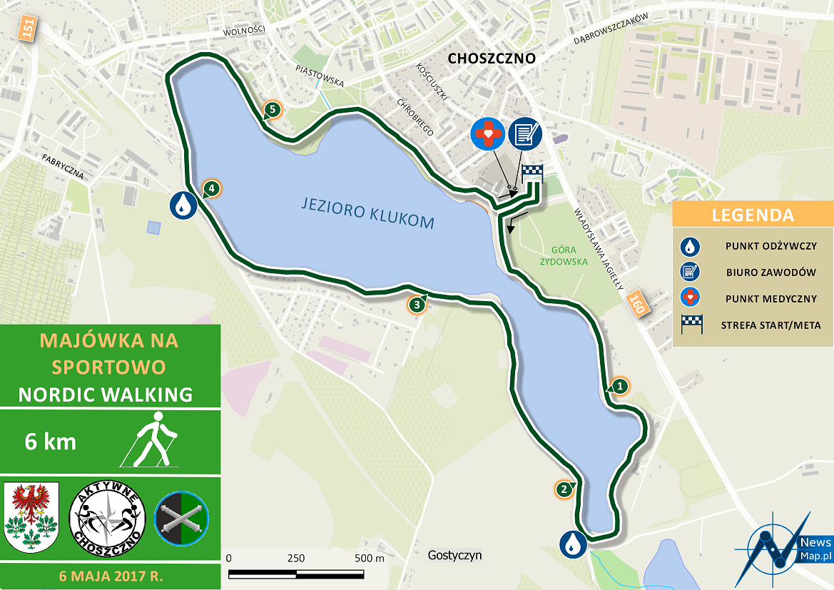 Nordic Walking - mapa