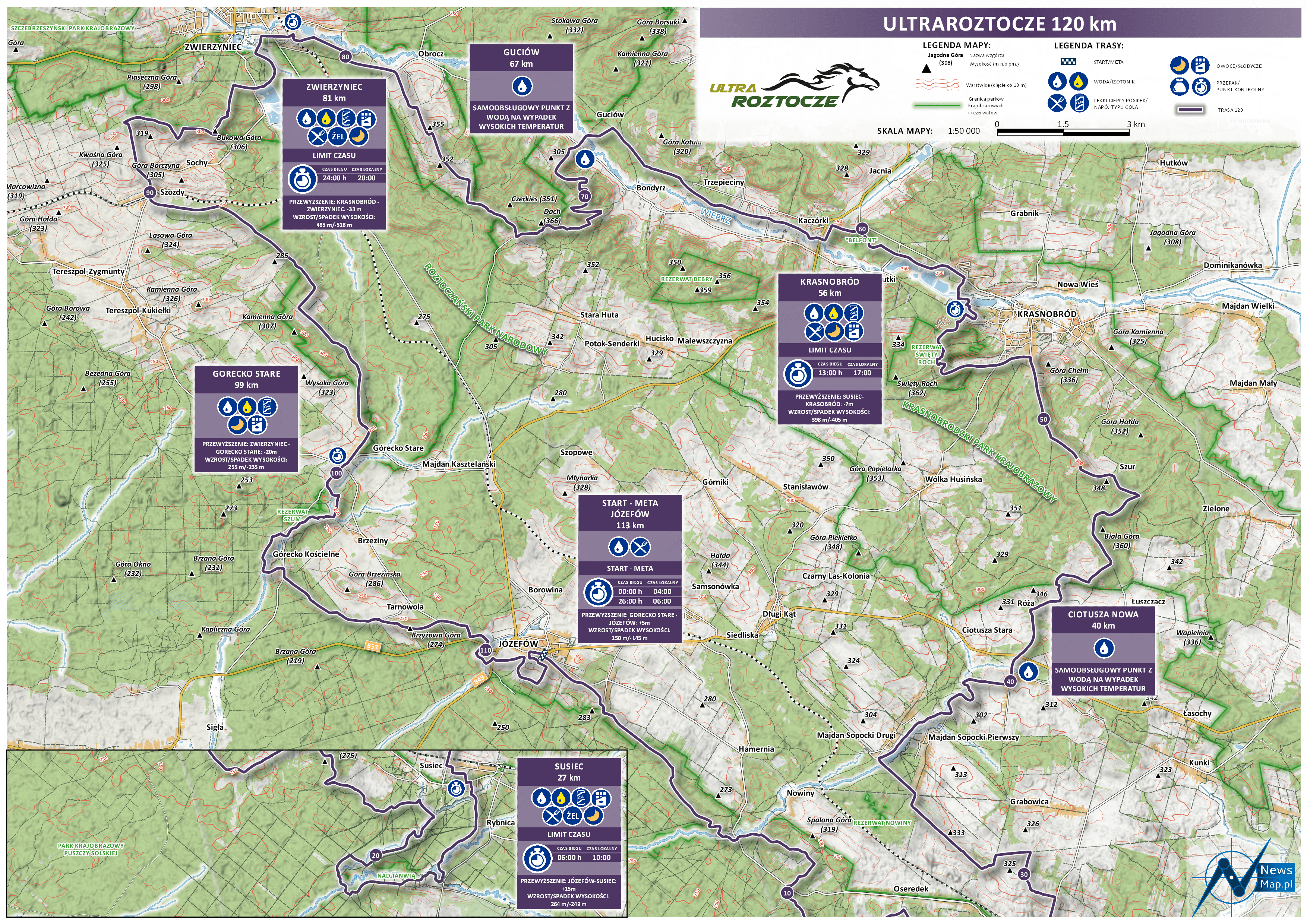 Roztocze120 - NewsMap