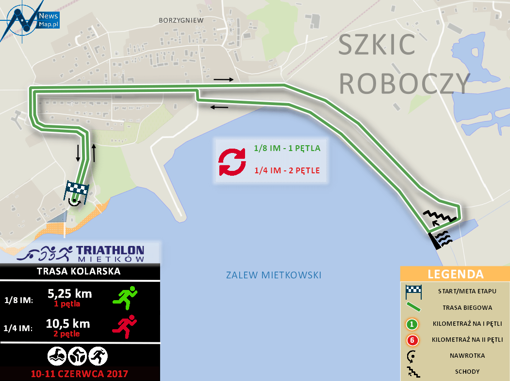 Triathlon Mietków - bieg