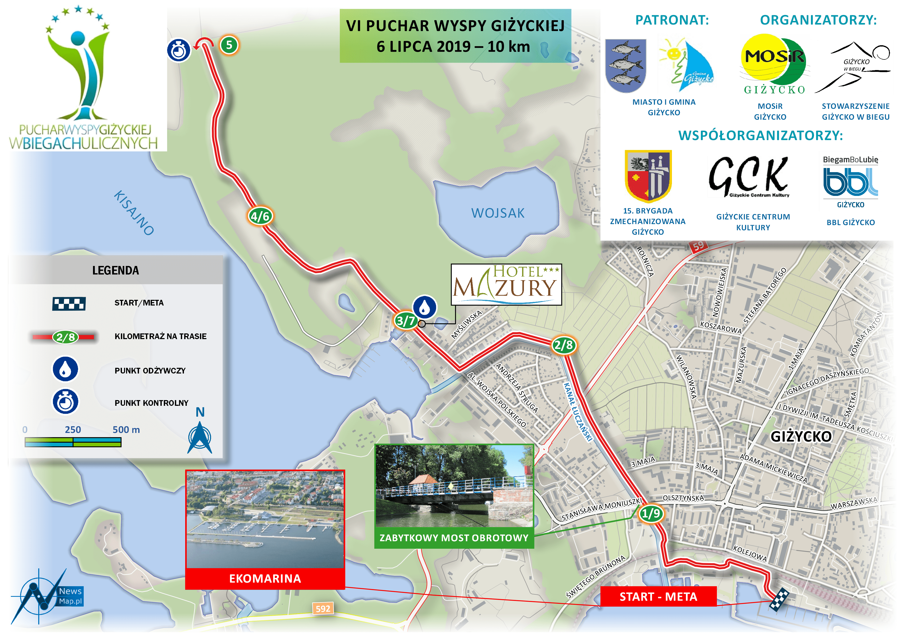 VI Puchar Wyspy Giżyckiej 2019 (mapa statyczna)