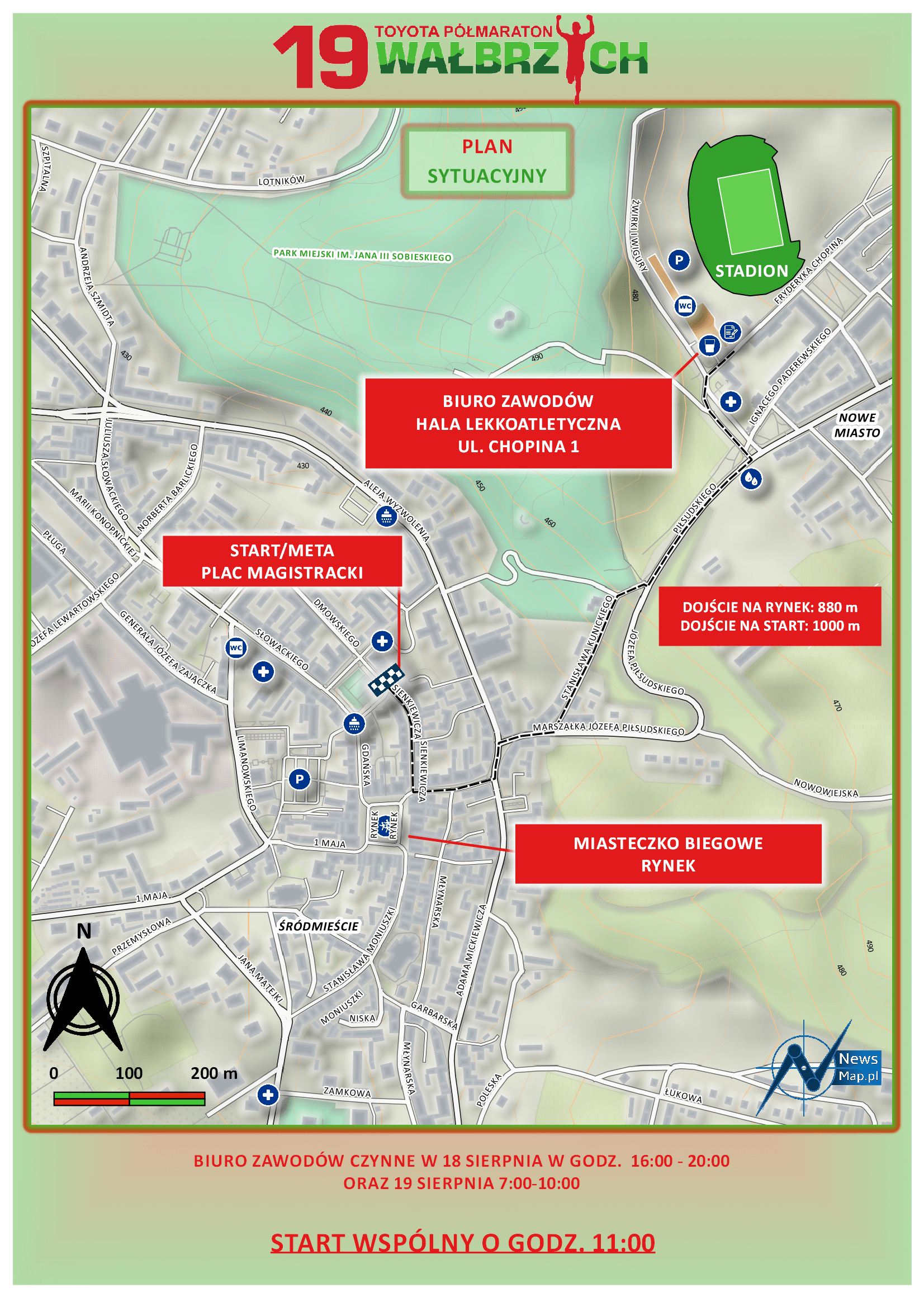 Wałbrzych - plan sytuacyjny