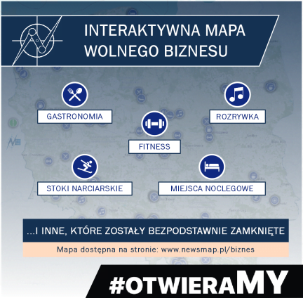 Interaktywna Mapa Wolnego Biznesu - infografika z linkiem