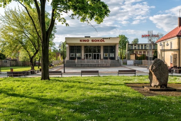 centrum miasta Sokółka, Kino Sokół, park miejski w Sokółce (2), fot. R. Onoszko